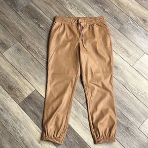 XPhilanthropy faux leather joggers